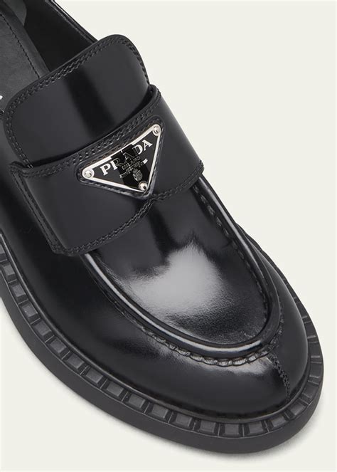 prada logo triangle dupe|prada triangle logo loafer.